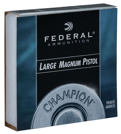 federal  champion large magnum pistol primers  total packed