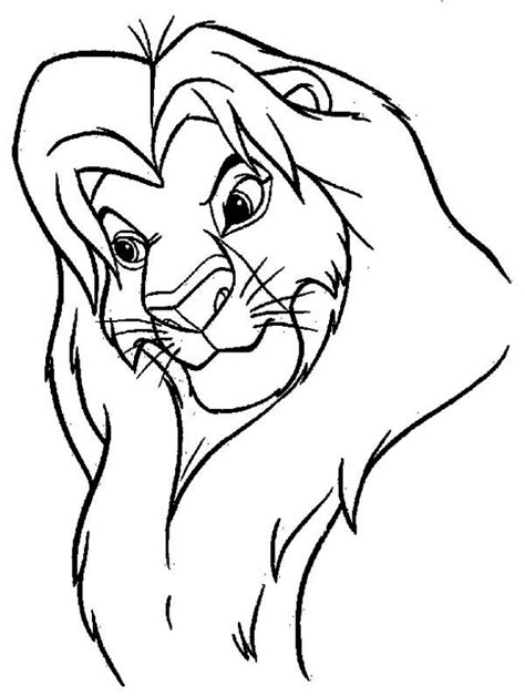 The Great Mufasa The Lion King Coloring Page Download