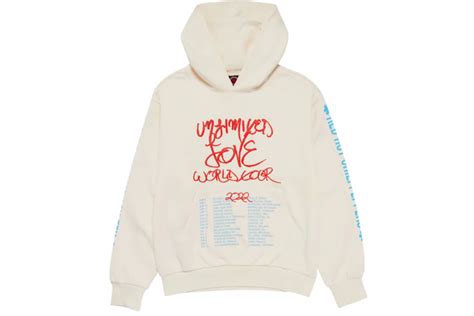 Red Hot Chili Peppers Unlimited Love Usa Tour Hoodie Natural Ss22