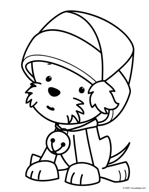 cute christmas colouring pages clip art library