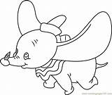 Coloring Dumbo Baby Mom Pages Template sketch template