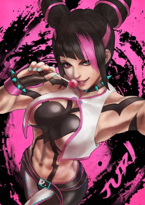 street fighter  juri han art print monori rogue etsy canada