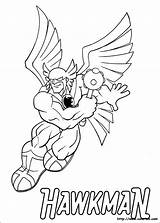 Hawkman sketch template