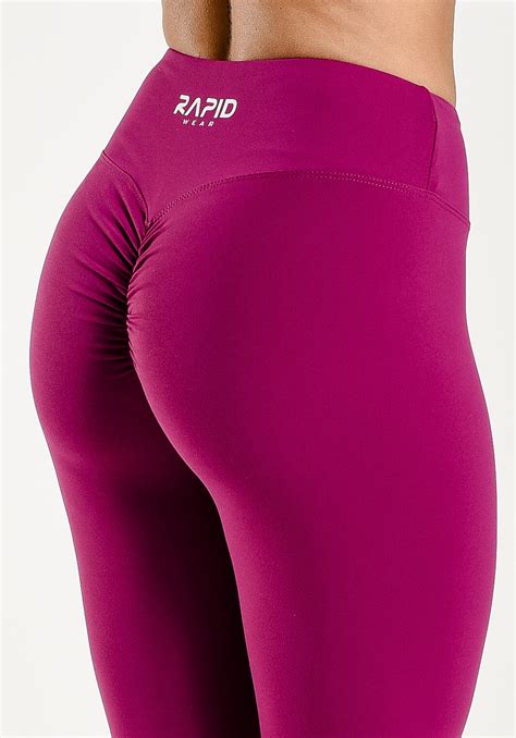 rapid wear high waist scrunch butt tights