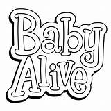 Alive Baby Coloring Pages Getcolorings Printable Color sketch template