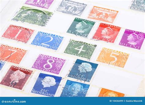 dutch stamps editorial stock image image  pages