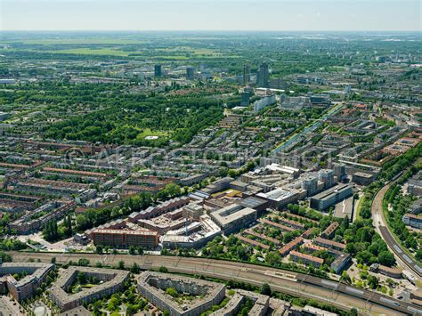 aerial view oostpoort   residential area   east  amsterdam      gas