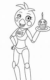 Chica Coloring Toy Pages Searches Recent sketch template