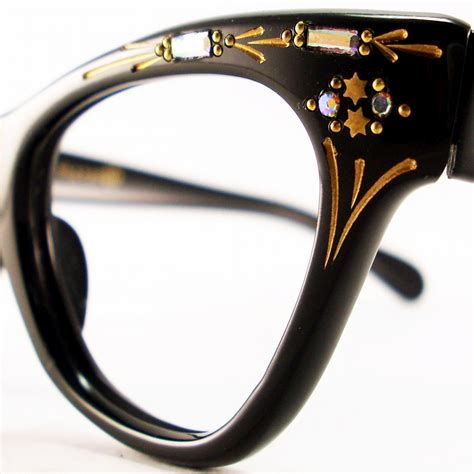 Vintage Eyeglasses Frames Eyewear Sunglasses 50s Cat Eye Glasses