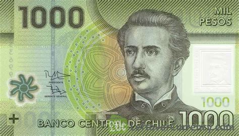 chilean pesos banknote ignacio carrera pinto exchange