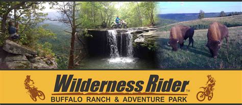 wilderness rider buffalo ranch adventure park camping wilderness rider