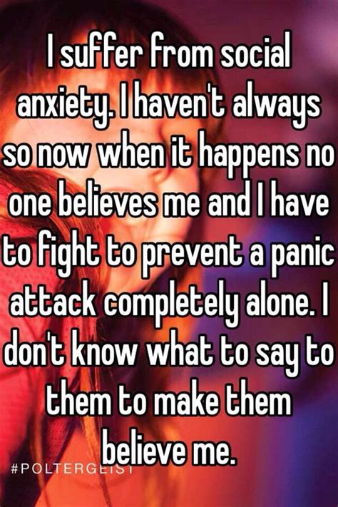 i suffer from social anxiety i haven t always so now when
