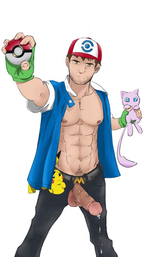 naked ash pokemon trainer toon gay comic geek