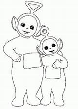 Teletubbies Lala sketch template