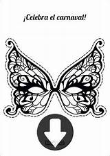 Mariposa Antifaz Mascaras Antifaces Mascara Máscara Visitar Mariposas sketch template