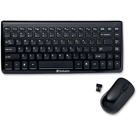 verbatim ver mini wireless slim keyboard mouse combo  walmartcom walmartcom