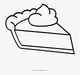 Pie Apple Outline Clipart Slice Coloring Clipground Size sketch template