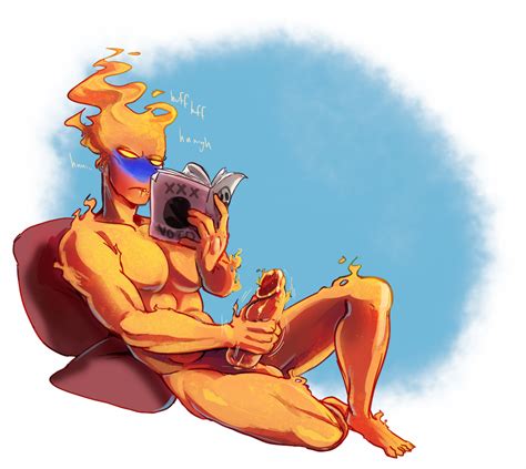 Rule 34 Abs Balls Big Penis Blush Comic Cum Fire Gaster Grillby Male