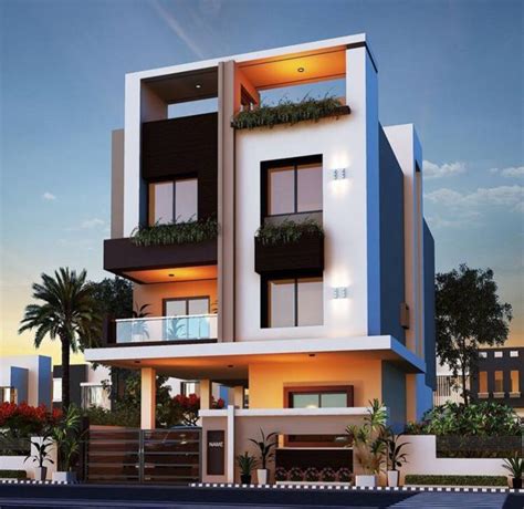 modern  stories building exterior small house design exterior modern exterior house