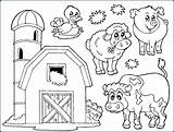 Farm Coloring Animals Pages Animal Baby Realistic Scene Autism Printable Zoo Barn Color Cartoon Print Getcolorings Getdrawings Scenes Colorings Awareness sketch template