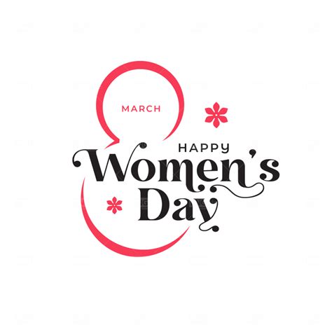 happy womens day typographic png photo  pngfilenet  png