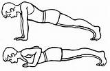Push Fitness Pushup Test Ups Exercise Move Doing Plank Body Week Down Flexiones Variations Spice Try Back Butt Types Active sketch template