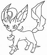Leafeon Pokemons Dragoart Dibuja Guste Asi Quedara sketch template