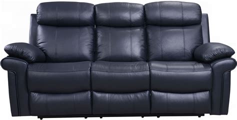 shae joplin blue leather power reclining sofa  leather italia coleman furniture
