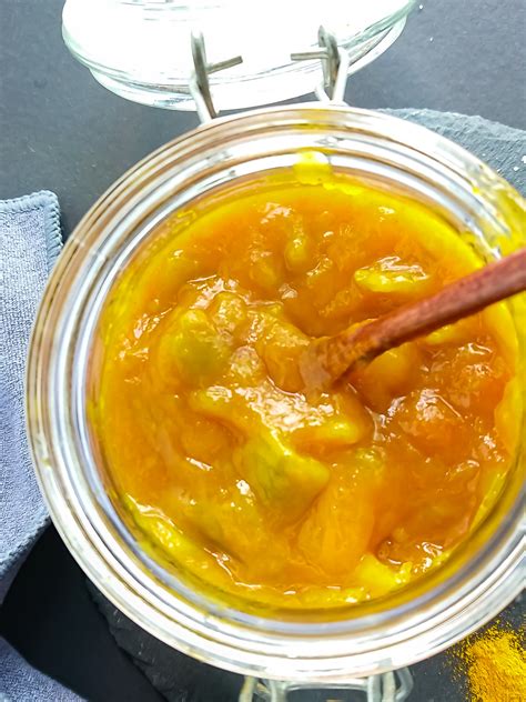 green mango ginger chutney easy  ingredient recipe  healthy