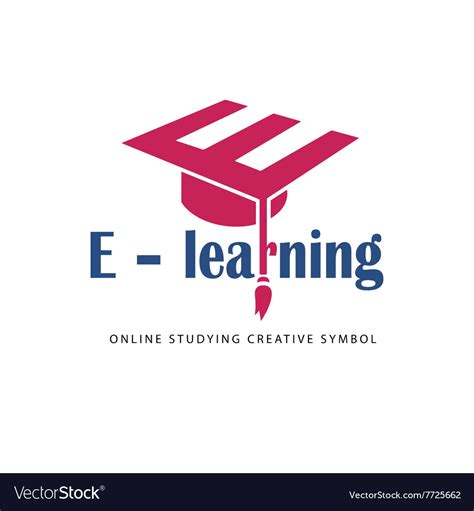 learning logo template royalty  vector image