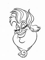 Ursula Coloring Pages Printable Color sketch template