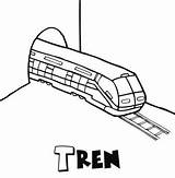 Tren Modernos Transporte Antiguos Medios Conmishijos sketch template