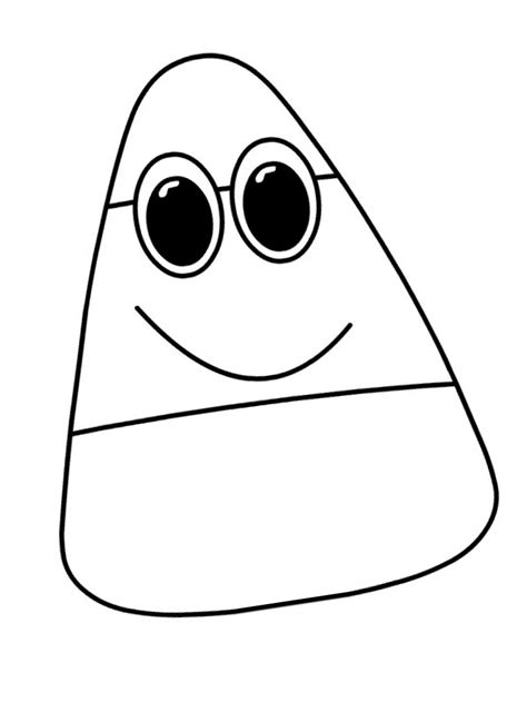 candy corn coloring page sketch coloring page