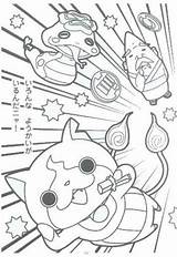 Yo Kai Coloring Youkai Kleurplaten Kids Pages Fun Kleurplaat Print Van sketch template