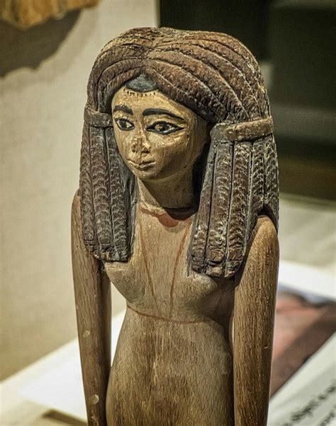 Wooden Figurine Of Unknown Woman From Dynasty Xll Yet Again The Is