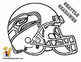 Coloring Helmet Nfl Pages Popular Football sketch template