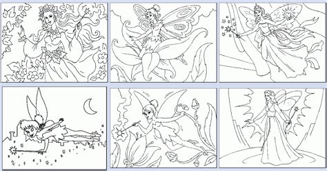 fairy coloring book coloring pages