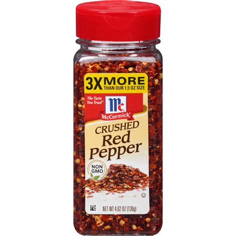 mccormick crushed red pepper  oz walmartcom