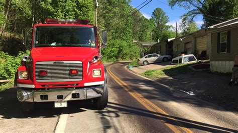 west virginia doh responding  large diesel spill  smith creek road wchs