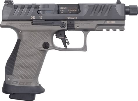 walther pdp pro sd compact grey mm  barrel  rounds  mags   mail price gun