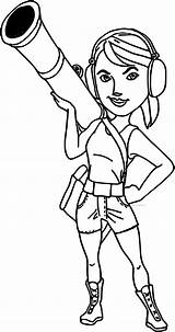 Coloring Pages Youtuber Soldier Boom Beach Maverick Girl Female Getcolorings Getdrawings Drawing Jake Zooka Charactes Woman Wecoloringpage Confidential sketch template