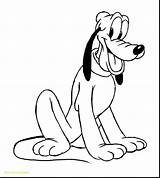 Pluto Disney Coloring Drawing Pages Dog Characters Draw Sketch Clipart Drawings Printable Cartoon Albanysinsanity Games Mouse Mickey Walt Sketches Paintingvalley sketch template