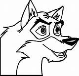 Balto Dog Wecoloringpage sketch template