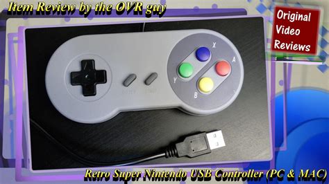 retro super nintendo usb controller review original video reviews
