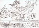 Turner Michael Comic Superman Sketch Choose Board Draw Fathom Work sketch template