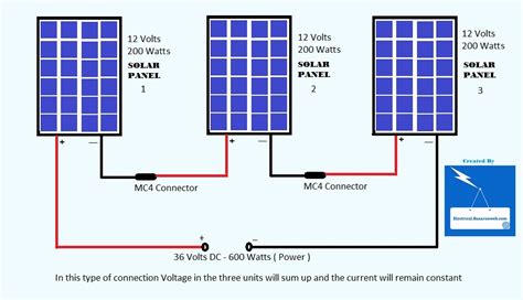 solar panel wiring diagram series  parallel inverter tentative vandwellers schematics