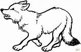 Fox Wolf Supercoloring sketch template