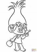 Trolls Poppy Coloring Pages Troll Printable Drawing Print Dreamworks Printables Clipart Doll Cartoon Book Supercoloring Disney Entitlementtrap Color Colouring Kids sketch template