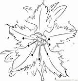 Scylla Rhododendron sketch template