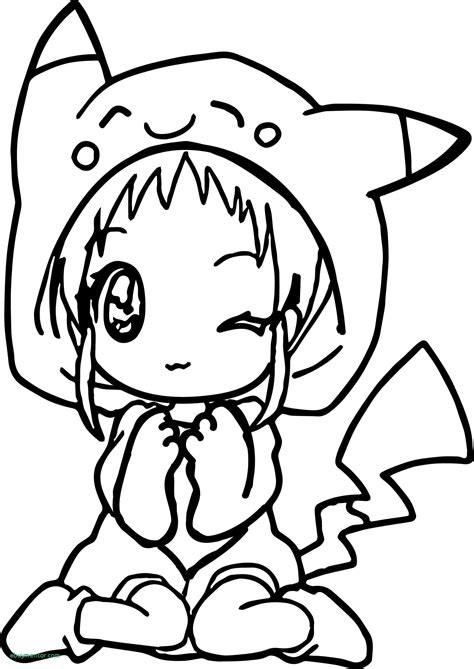 chibi pikachu coloring pages   thousands  photographs